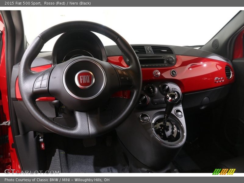 Dashboard of 2015 500 Sport