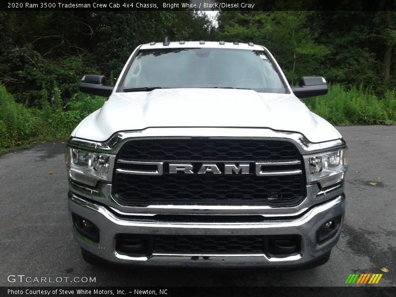 Bright White / Black/Diesel Gray 2020 Ram 3500 Tradesman Crew Cab 4x4 Chassis
