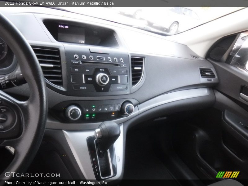 Urban Titanium Metallic / Beige 2012 Honda CR-V EX 4WD