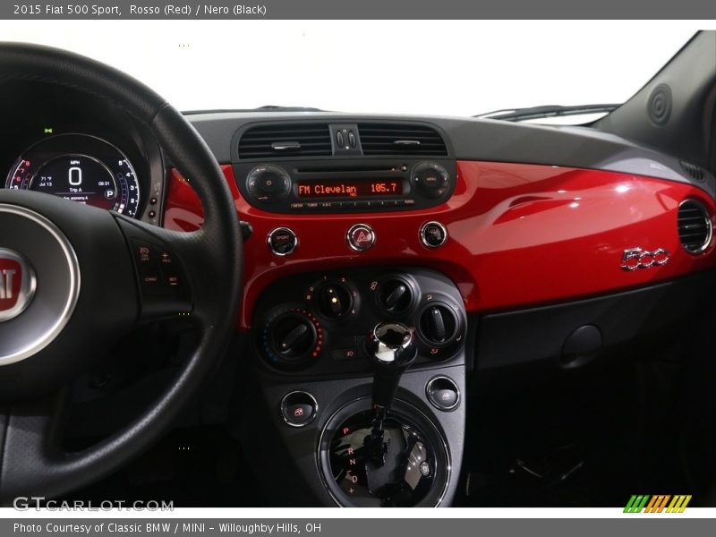 Dashboard of 2015 500 Sport