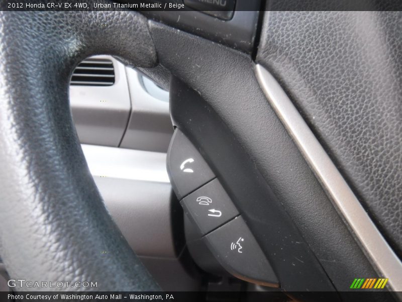 Urban Titanium Metallic / Beige 2012 Honda CR-V EX 4WD