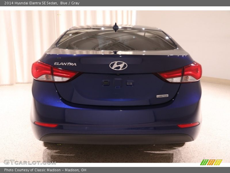 Blue / Gray 2014 Hyundai Elantra SE Sedan
