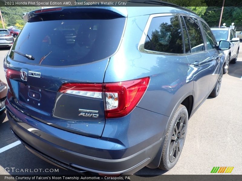 Steel Sapphire Metallic / Gray 2021 Honda Pilot Special Edition AWD