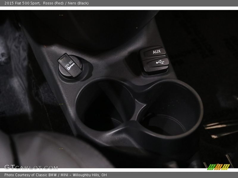 Rosso (Red) / Nero (Black) 2015 Fiat 500 Sport