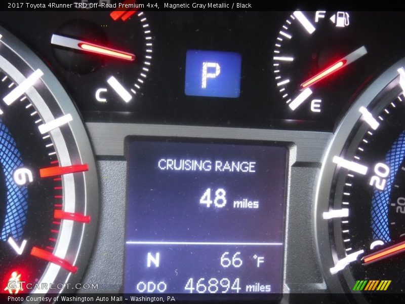 Magnetic Gray Metallic / Black 2017 Toyota 4Runner TRD Off-Road Premium 4x4