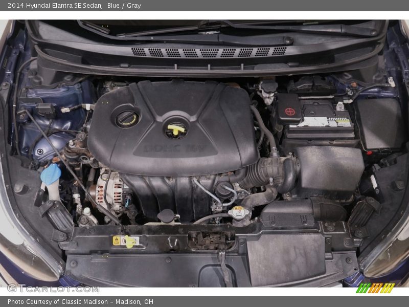 Blue / Gray 2014 Hyundai Elantra SE Sedan