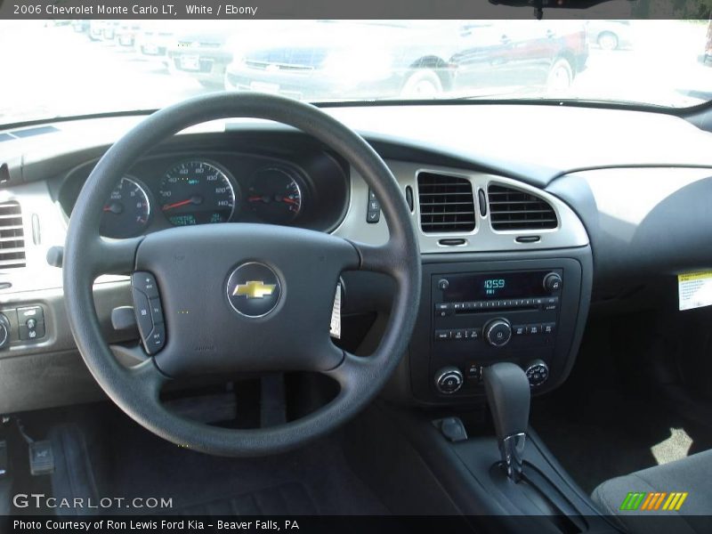 White / Ebony 2006 Chevrolet Monte Carlo LT