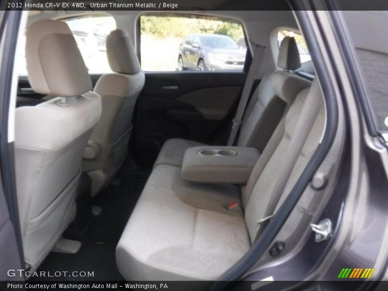 Urban Titanium Metallic / Beige 2012 Honda CR-V EX 4WD