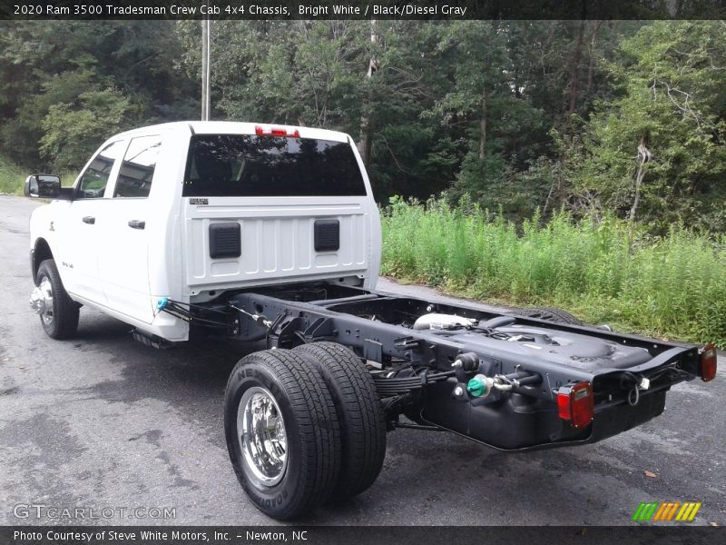 Bright White / Black/Diesel Gray 2020 Ram 3500 Tradesman Crew Cab 4x4 Chassis