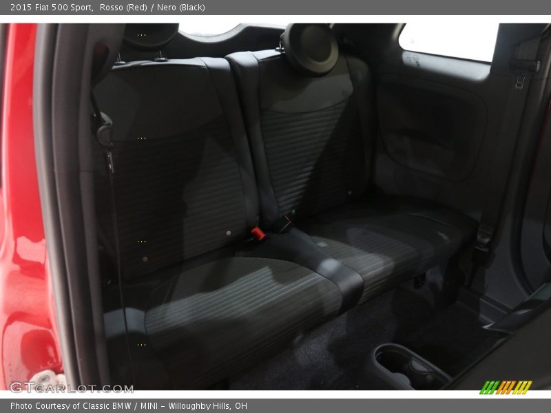 Rosso (Red) / Nero (Black) 2015 Fiat 500 Sport