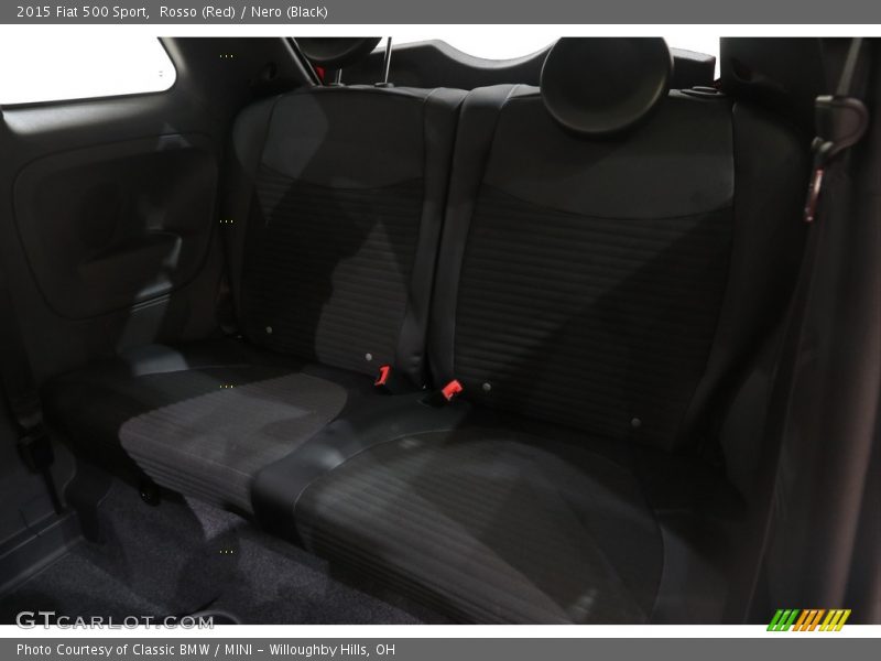 Rosso (Red) / Nero (Black) 2015 Fiat 500 Sport