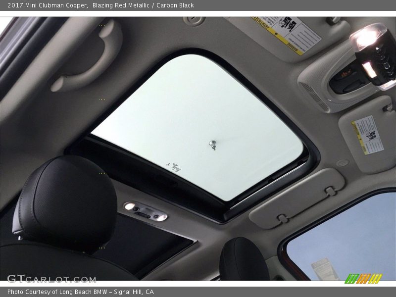 Blazing Red Metallic / Carbon Black 2017 Mini Clubman Cooper