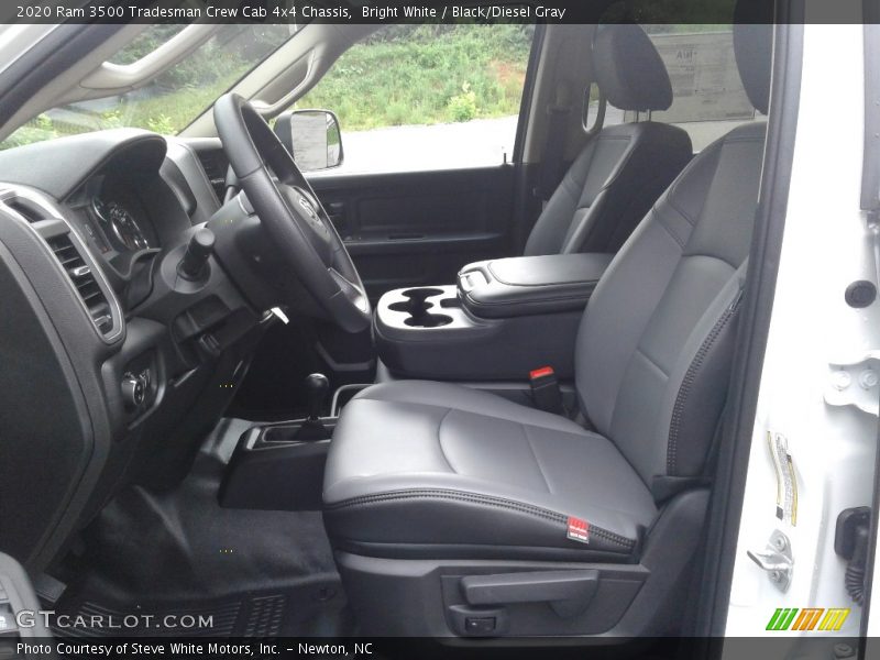 Bright White / Black/Diesel Gray 2020 Ram 3500 Tradesman Crew Cab 4x4 Chassis