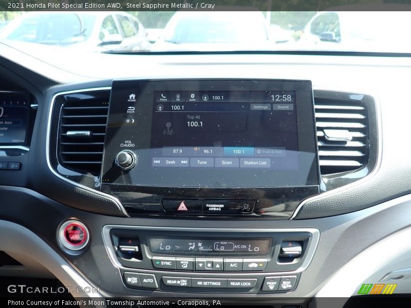 Steel Sapphire Metallic / Gray 2021 Honda Pilot Special Edition AWD