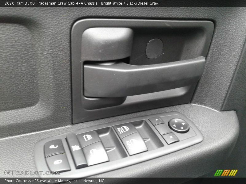 Bright White / Black/Diesel Gray 2020 Ram 3500 Tradesman Crew Cab 4x4 Chassis