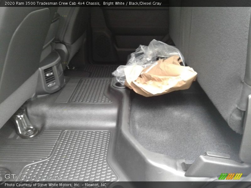 Bright White / Black/Diesel Gray 2020 Ram 3500 Tradesman Crew Cab 4x4 Chassis