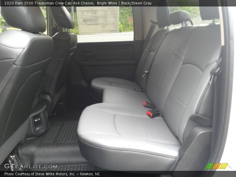 Bright White / Black/Diesel Gray 2020 Ram 3500 Tradesman Crew Cab 4x4 Chassis
