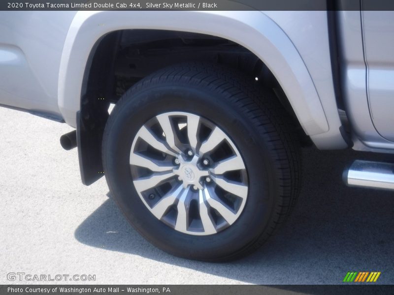 Silver Sky Metallic / Black 2020 Toyota Tacoma Limited Double Cab 4x4