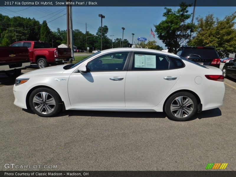  2017 Optima EX Hybrid Snow White Pearl