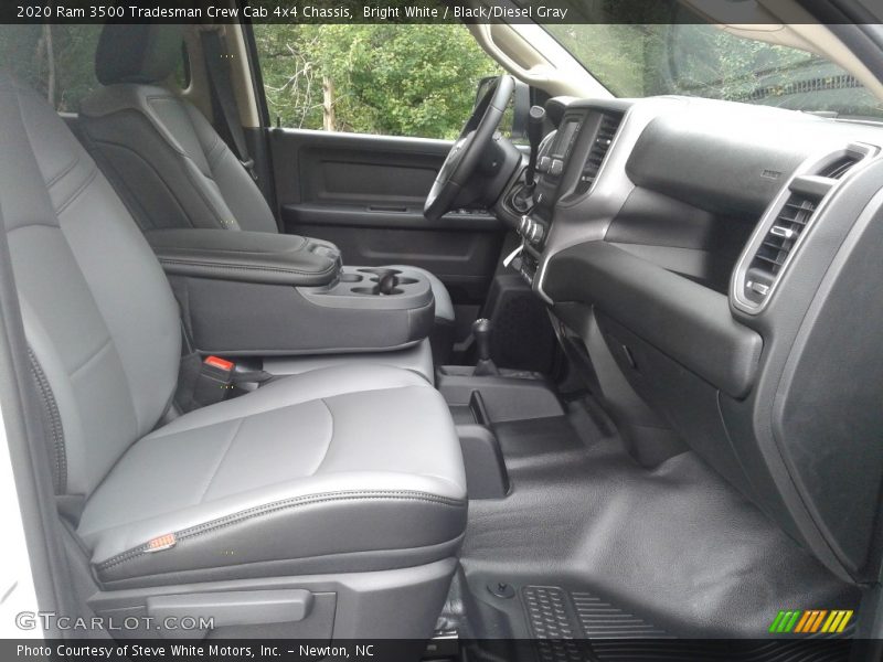 Bright White / Black/Diesel Gray 2020 Ram 3500 Tradesman Crew Cab 4x4 Chassis