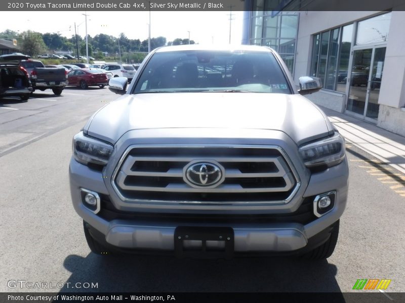 Silver Sky Metallic / Black 2020 Toyota Tacoma Limited Double Cab 4x4