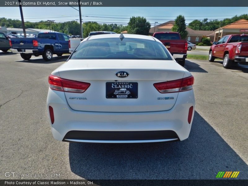 Snow White Pearl / Black 2017 Kia Optima EX Hybrid