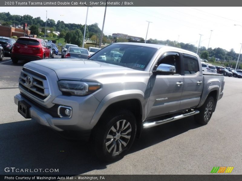 Silver Sky Metallic / Black 2020 Toyota Tacoma Limited Double Cab 4x4