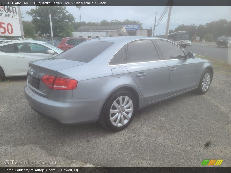 Ice Silver Metallic / Black 2011 Audi A4 2.0T quattro Sedan