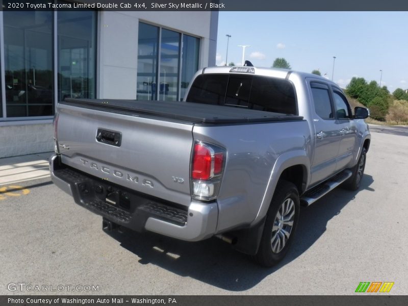 Silver Sky Metallic / Black 2020 Toyota Tacoma Limited Double Cab 4x4