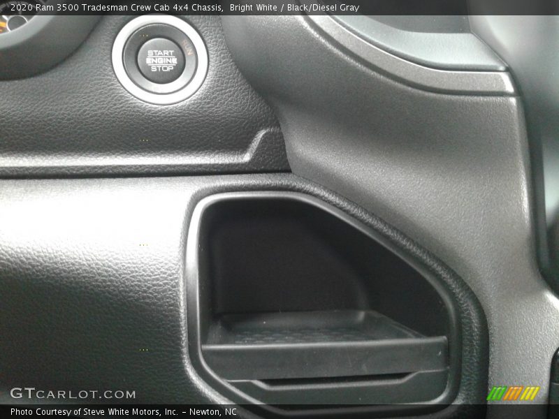 Bright White / Black/Diesel Gray 2020 Ram 3500 Tradesman Crew Cab 4x4 Chassis
