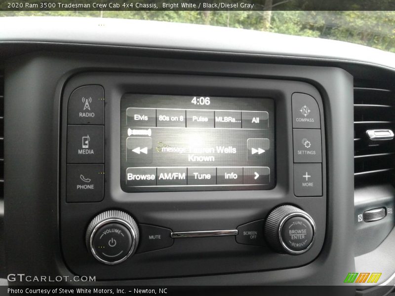 Bright White / Black/Diesel Gray 2020 Ram 3500 Tradesman Crew Cab 4x4 Chassis