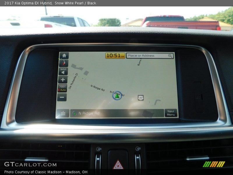 Navigation of 2017 Optima EX Hybrid