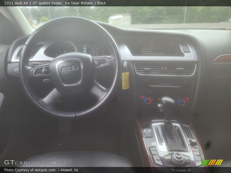 Ice Silver Metallic / Black 2011 Audi A4 2.0T quattro Sedan