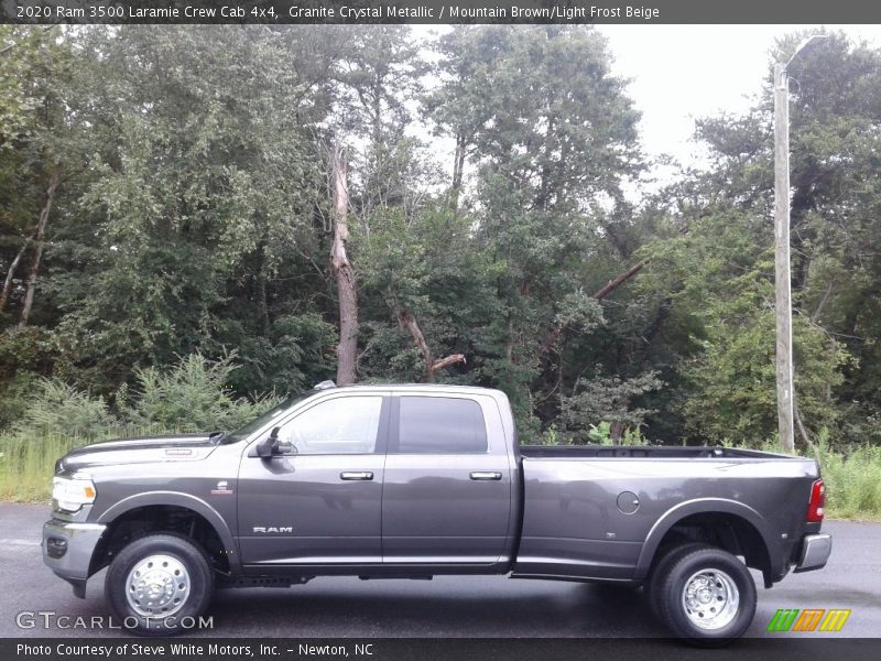 Granite Crystal Metallic / Mountain Brown/Light Frost Beige 2020 Ram 3500 Laramie Crew Cab 4x4