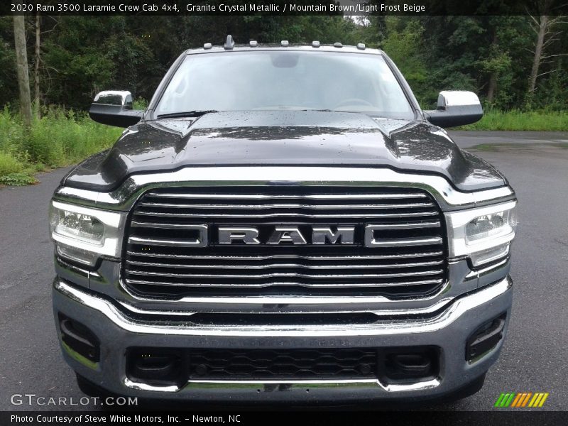 Granite Crystal Metallic / Mountain Brown/Light Frost Beige 2020 Ram 3500 Laramie Crew Cab 4x4