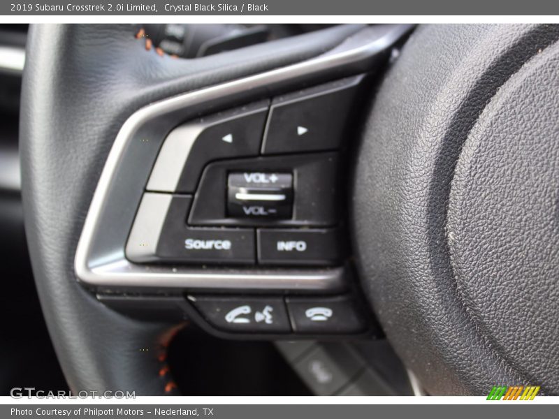 Crystal Black Silica / Black 2019 Subaru Crosstrek 2.0i Limited