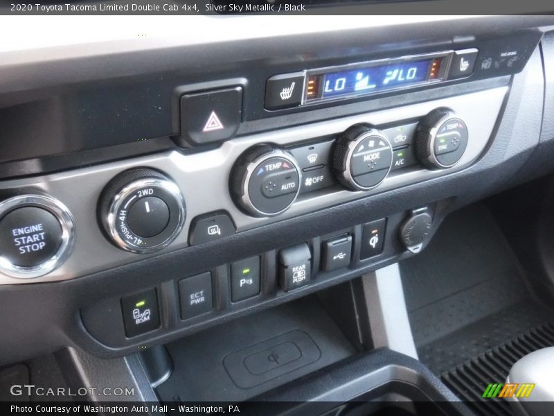 Silver Sky Metallic / Black 2020 Toyota Tacoma Limited Double Cab 4x4