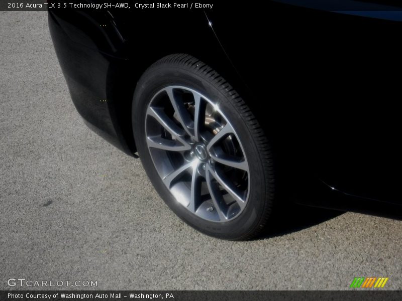 Crystal Black Pearl / Ebony 2016 Acura TLX 3.5 Technology SH-AWD