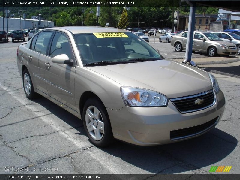 Sandstone Metallic / Cashmere Beige 2006 Chevrolet Malibu LT V6 Sedan