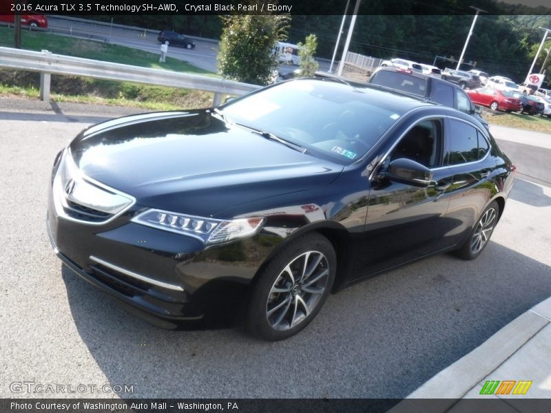 Crystal Black Pearl / Ebony 2016 Acura TLX 3.5 Technology SH-AWD