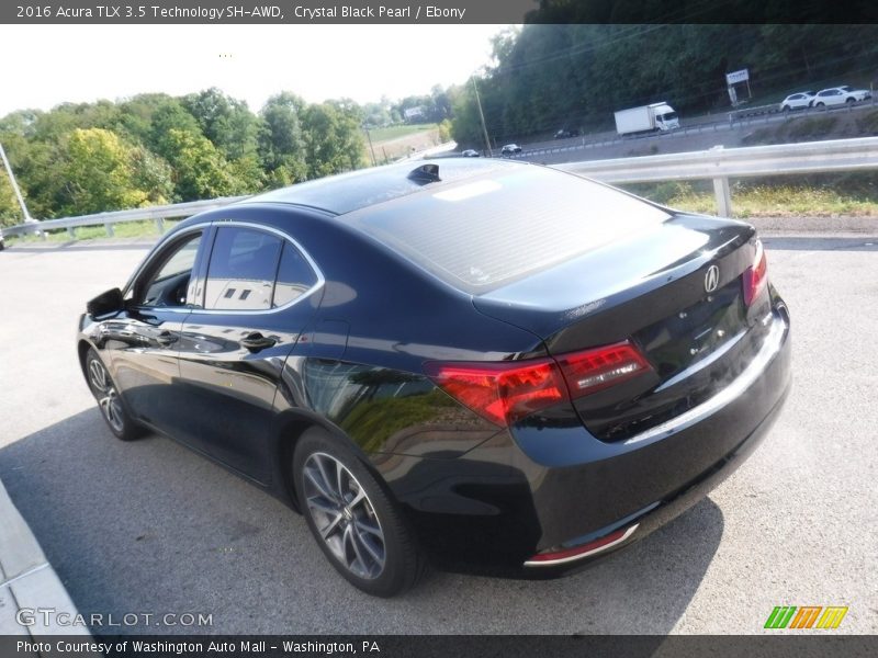 Crystal Black Pearl / Ebony 2016 Acura TLX 3.5 Technology SH-AWD