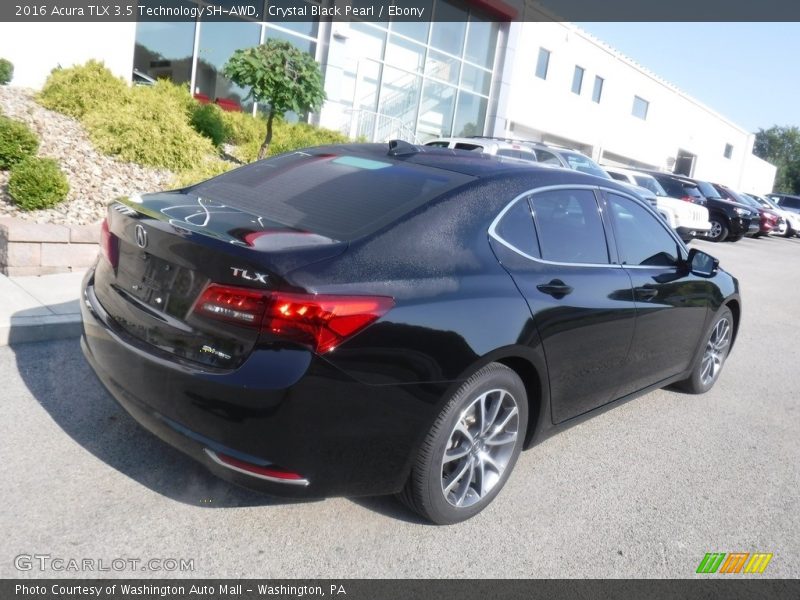 Crystal Black Pearl / Ebony 2016 Acura TLX 3.5 Technology SH-AWD
