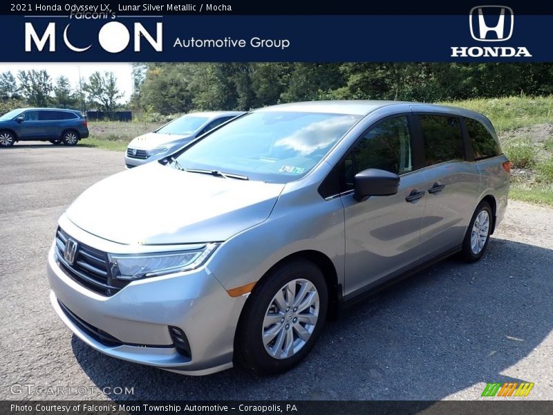 Lunar Silver Metallic / Mocha 2021 Honda Odyssey LX