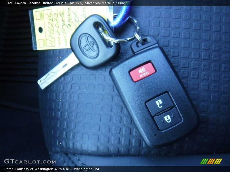 Silver Sky Metallic / Black 2020 Toyota Tacoma Limited Double Cab 4x4