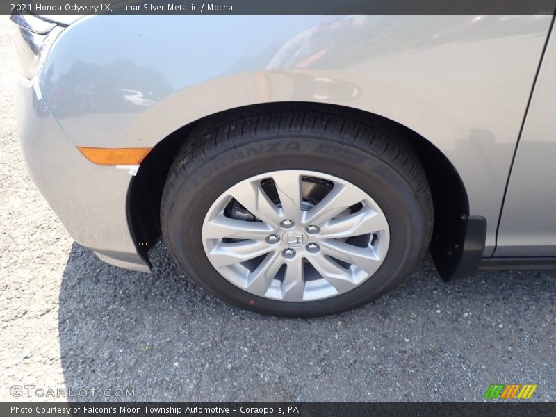 Lunar Silver Metallic / Mocha 2021 Honda Odyssey LX