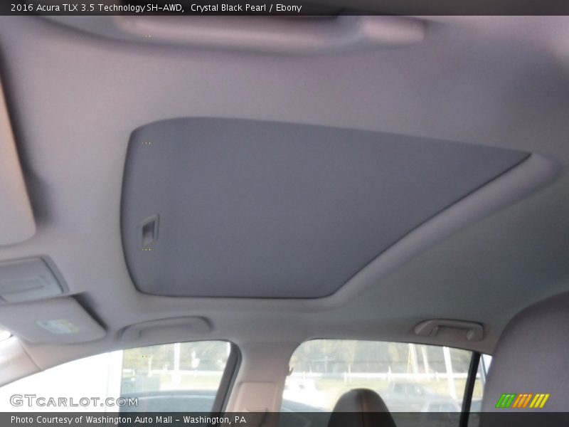 Crystal Black Pearl / Ebony 2016 Acura TLX 3.5 Technology SH-AWD