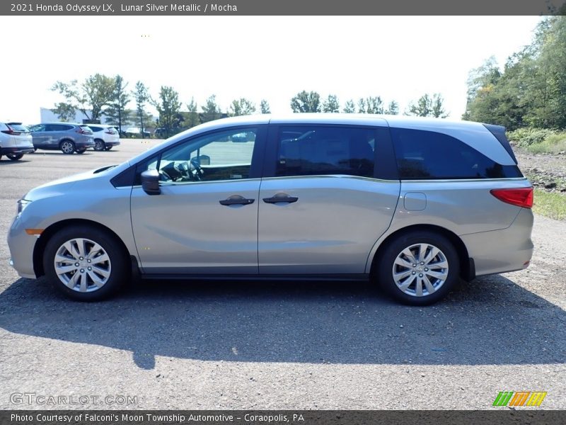 Lunar Silver Metallic / Mocha 2021 Honda Odyssey LX