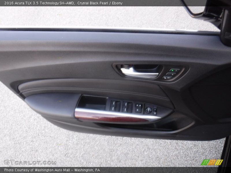 Crystal Black Pearl / Ebony 2016 Acura TLX 3.5 Technology SH-AWD