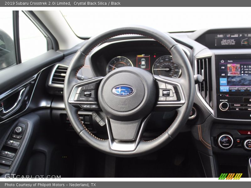 Crystal Black Silica / Black 2019 Subaru Crosstrek 2.0i Limited