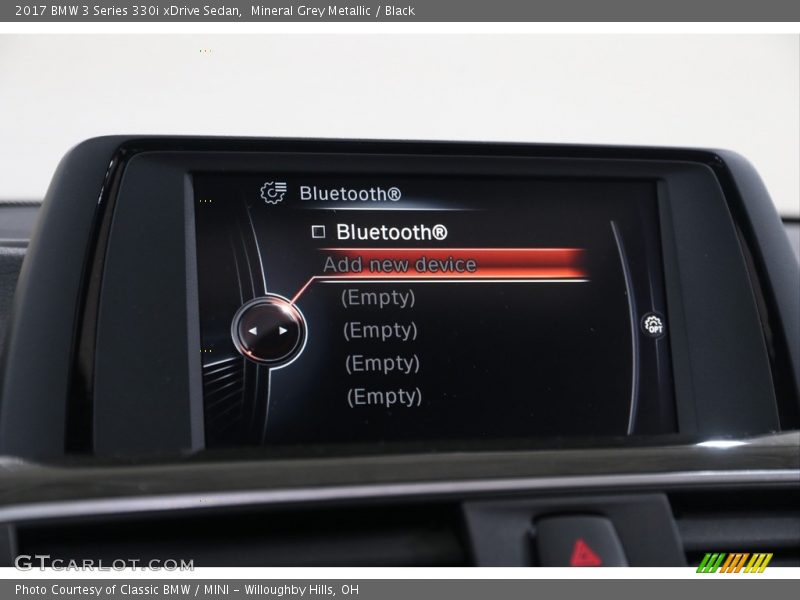 Mineral Grey Metallic / Black 2017 BMW 3 Series 330i xDrive Sedan